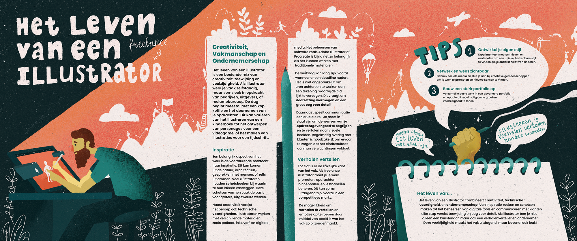 Het leven van een illustrator