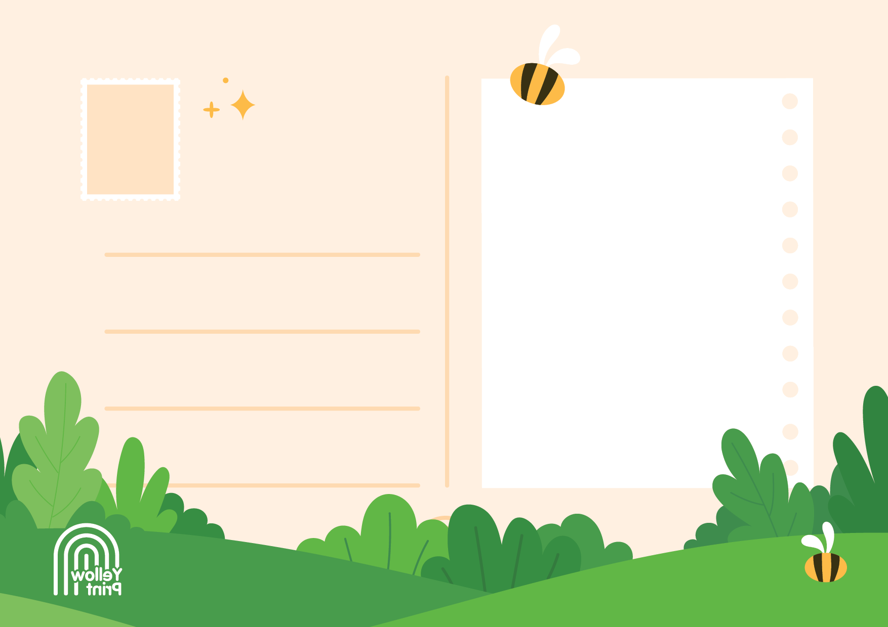 Ansichtkaart achterkant